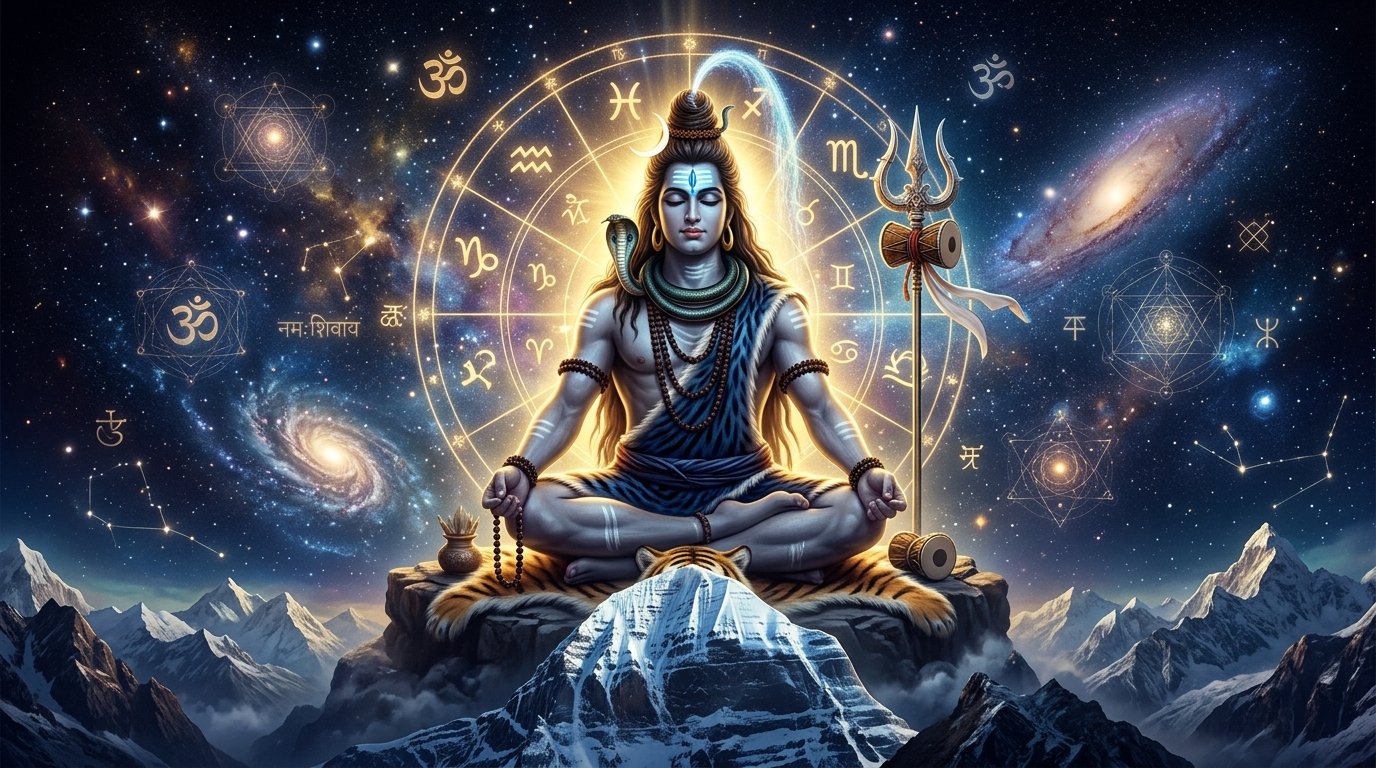Lord Shiva Cosmic Banner